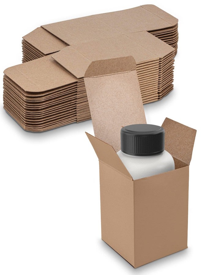 MT Products Tuck Top Kraft Paper Board 4" x 4" x 4" - Gift Boxes Packaging - Pack of 30 - Image 1